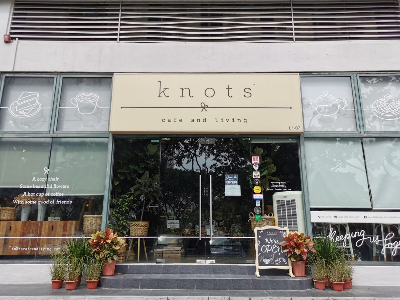 knots cafe and living カフェ シンガポール